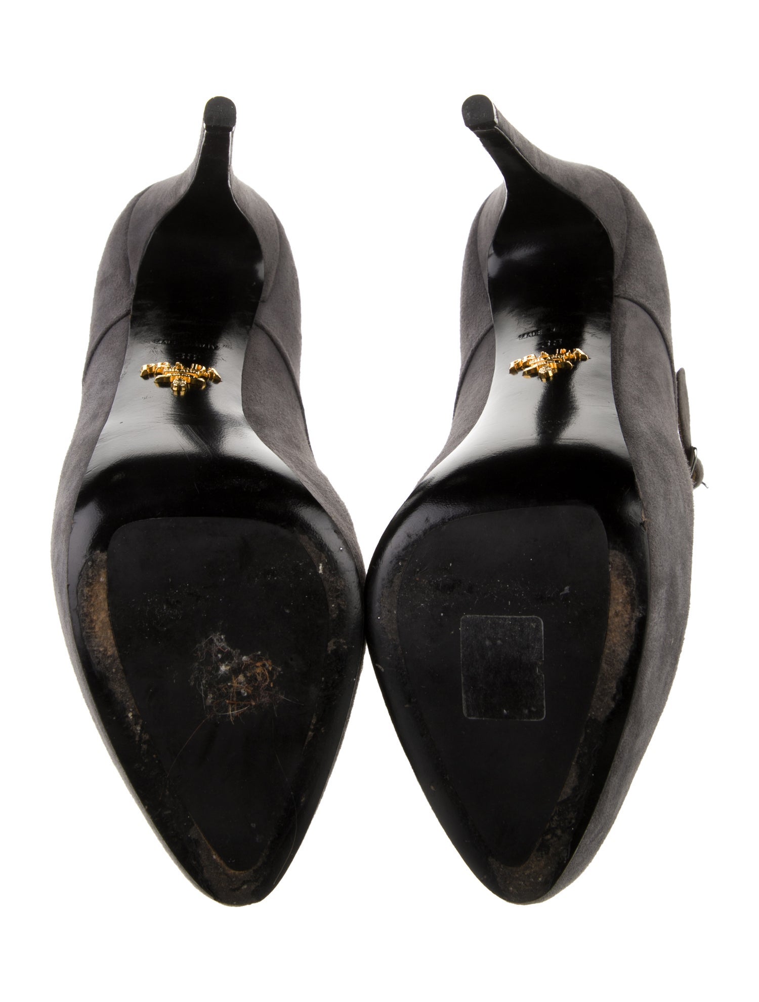 Prada Suede Lace-Up Boots